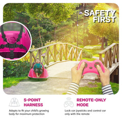 Bumper Buddy two-speed switch enabling gentle ride options