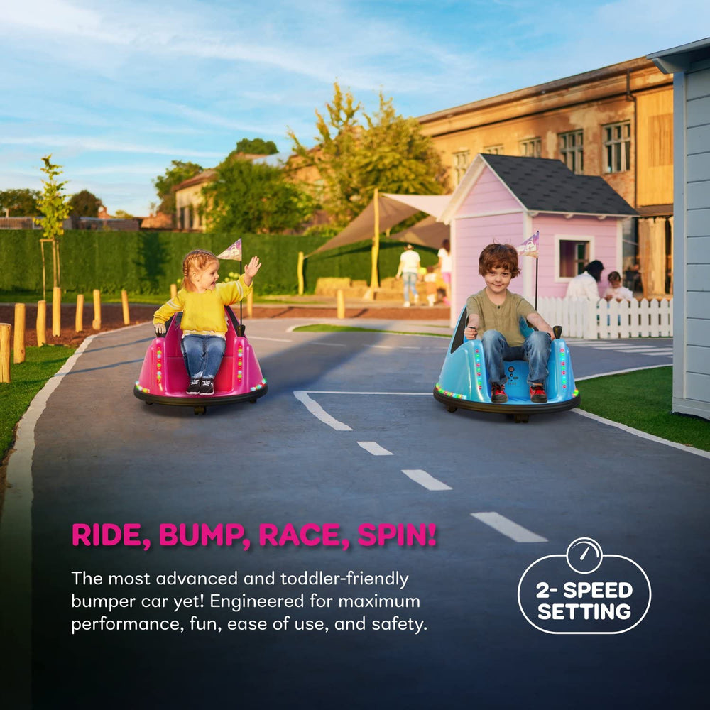 Bumper Buddy 360-degree spin for playful maneuvering