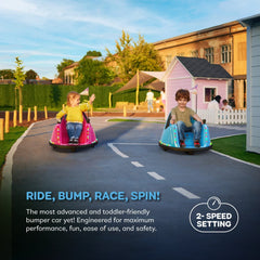 Bumper Buddy ride-on car protective bumper preventing wall marks