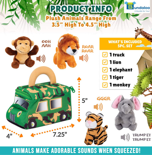Bundaloo plush lion-sound for imaginative safari adventures