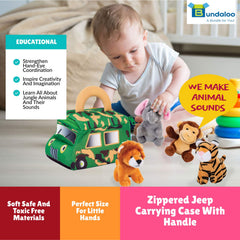 Bundaloo plush monkey-sound encourages fine motor play and exploration