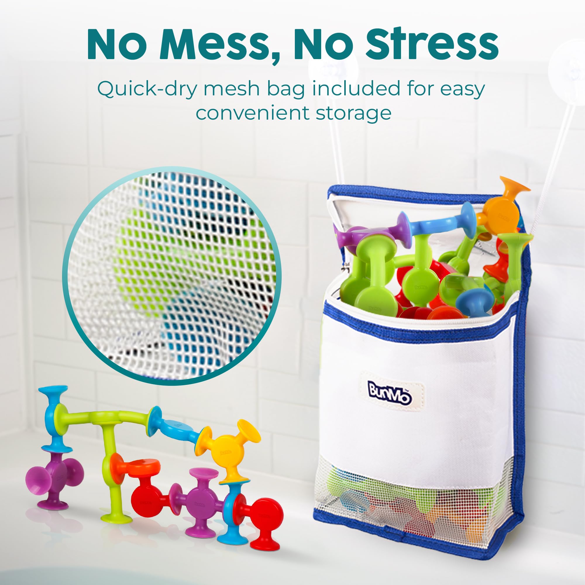 BUNMO bath toys BPA-free silicone for safe durable play