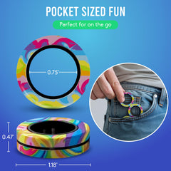 Versatile hand-held rings help focus during work or study sessions