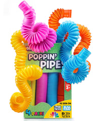 BUNMO Pop Tubes 30-pack large overview for engaging sensory play.