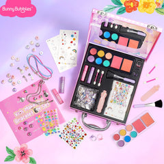 Bunny Bubbles jewelry-kit close-up highlights bracelet-making for creative crafts.