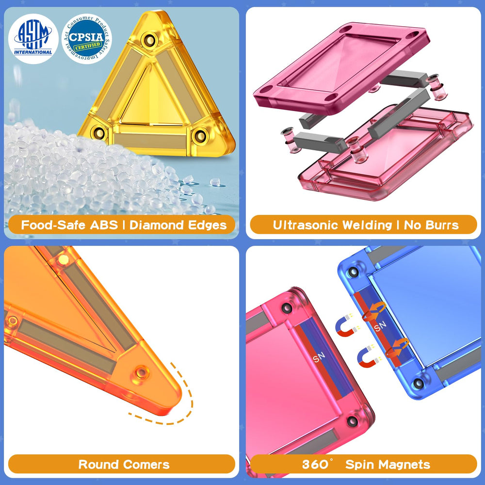 BunnyBoo travel case and base support portable, stable building anywhere.