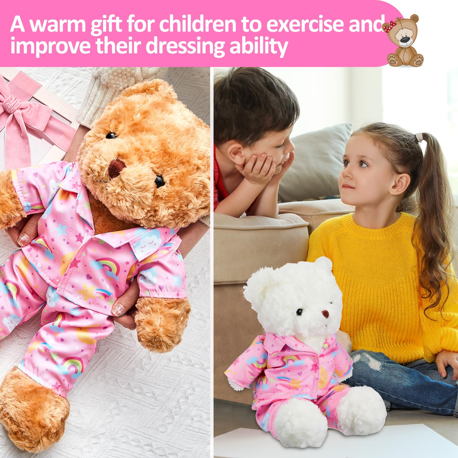 Bunnycool outfit is machine washable for easy care