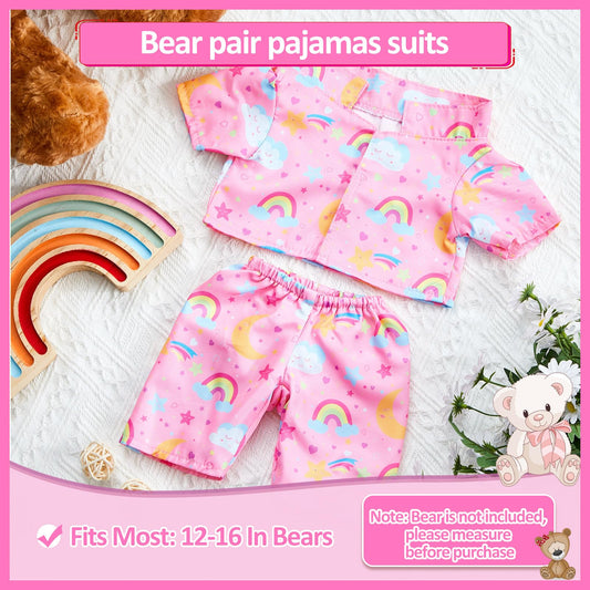 Bunnycool bear pajamas trousers in pink, easy to mix with toys