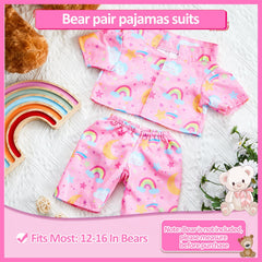 Bunnycool bear pajamas trousers in pink, easy to mix with toys