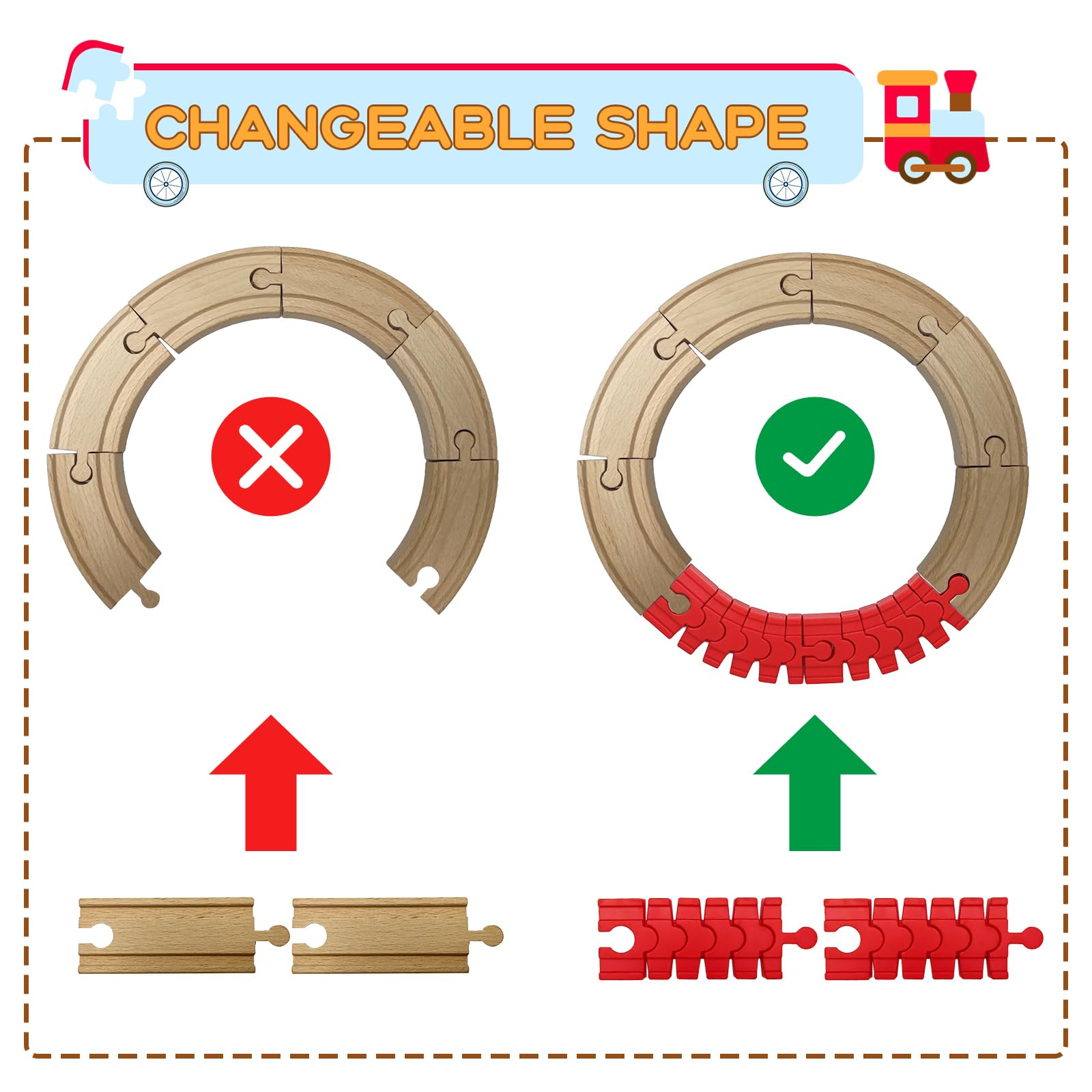 Bunu1492 expandable track collection grows with your child’s imagination.