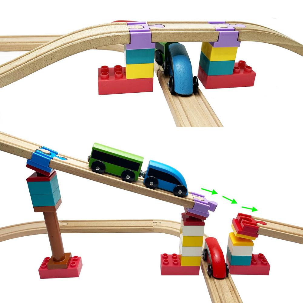 Bunu1492 wooden track compatibility with BRIO and others.