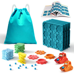 burgkidz tiny dots on board invite additional block building for expanded play options