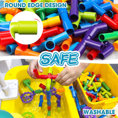 burgkidz colorful-pipe-tubes inspiring bright, tactile learning sessions.