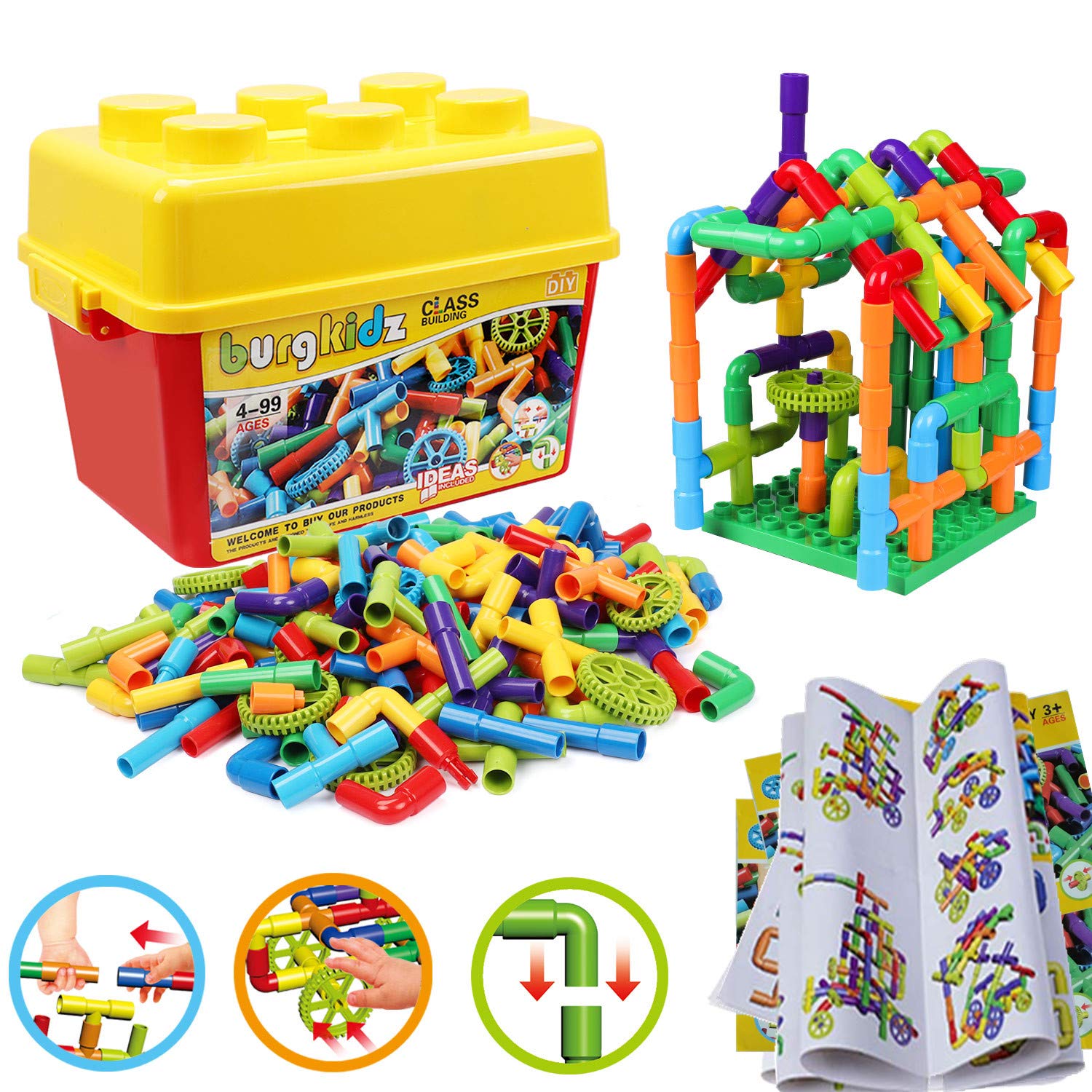 burgkidz durable-construction-system designed for long-lasting creative play.