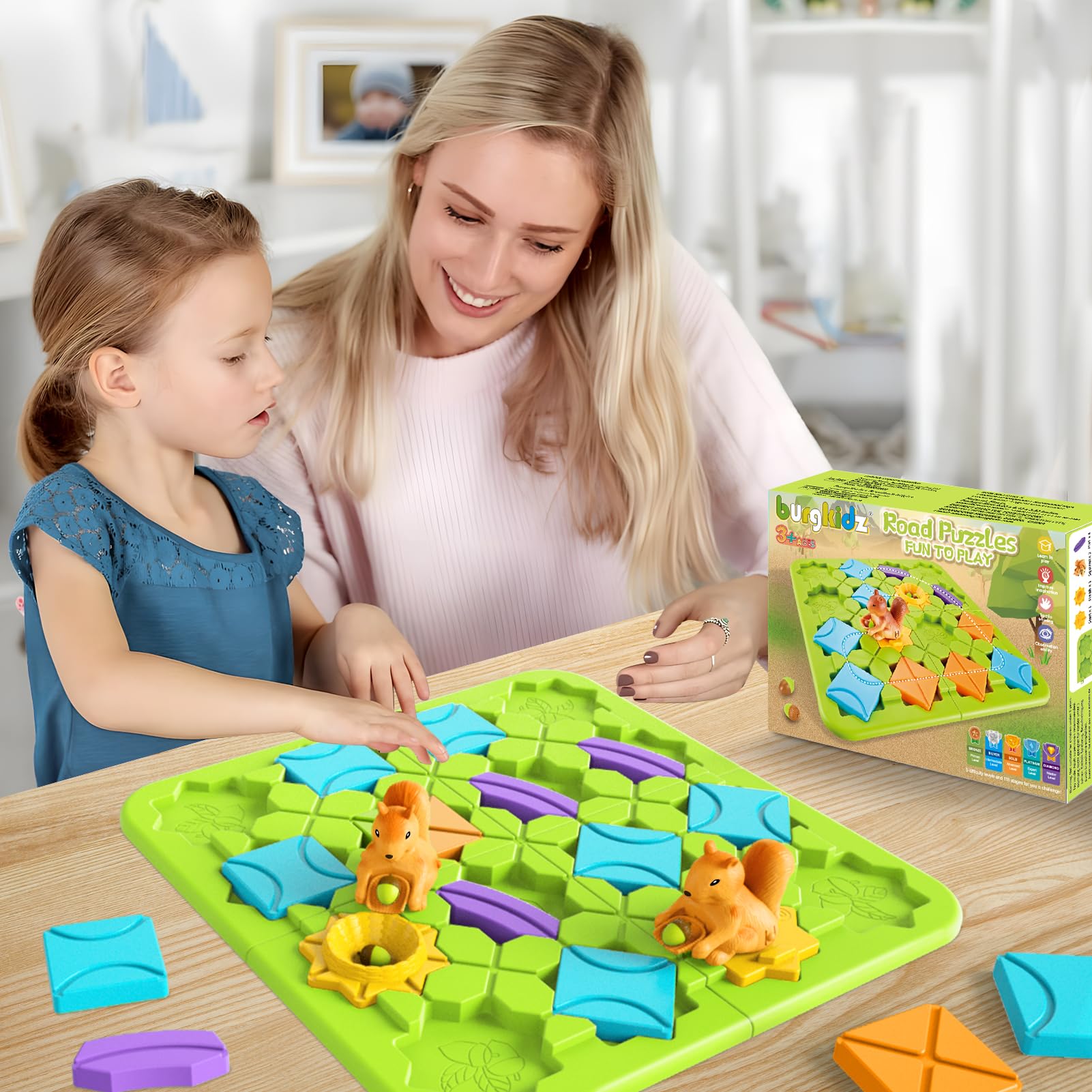 burgkidz educational toy for ages 4-8 boosts cognitive skills