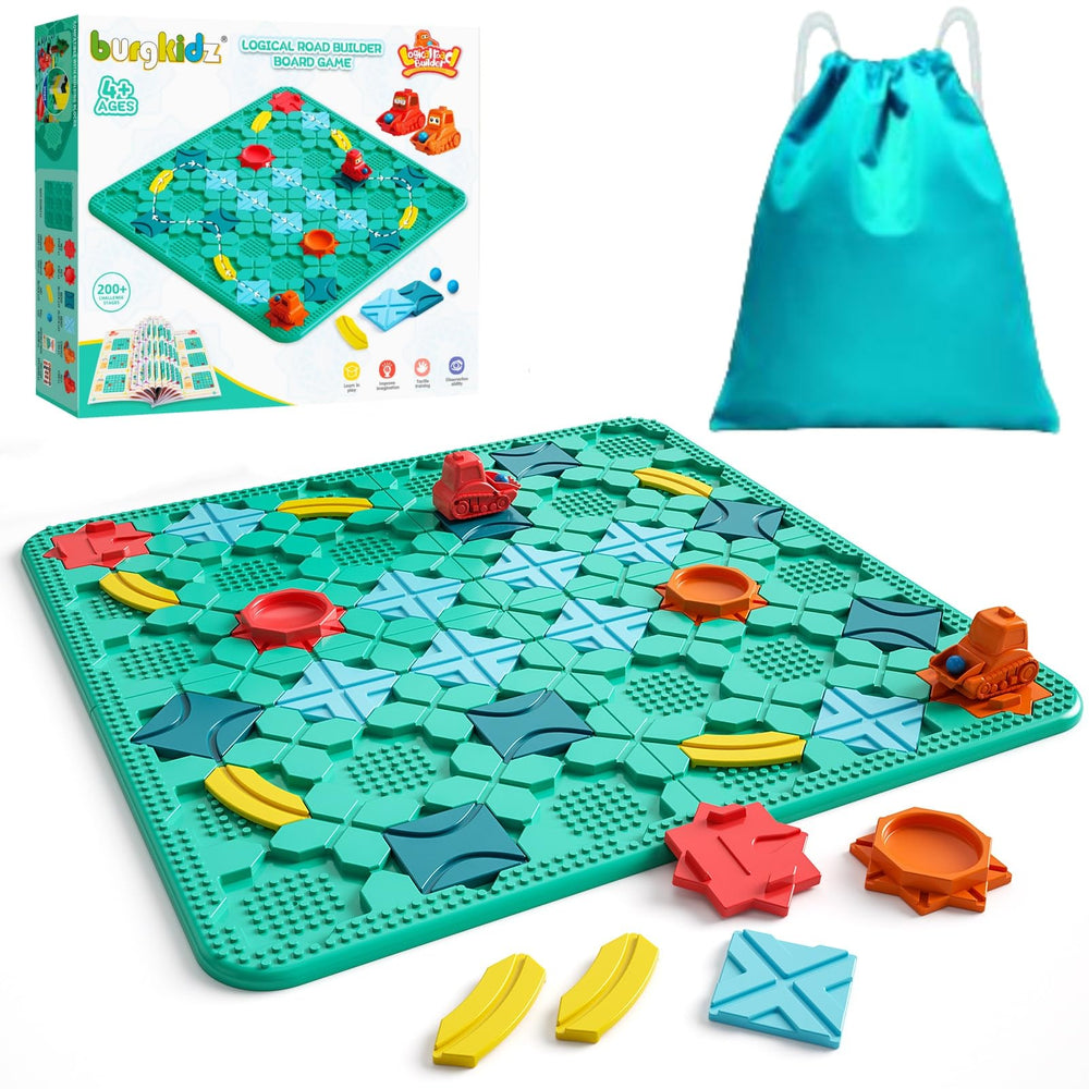 burgkidz Logical Road Builder challenge levels offer scalable learning.