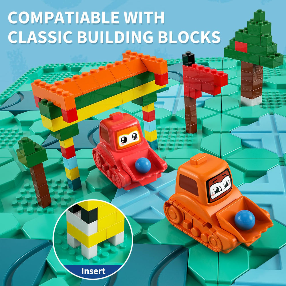 burgkidz Logical Road Builder instruction guide clarifies setup for instant play.