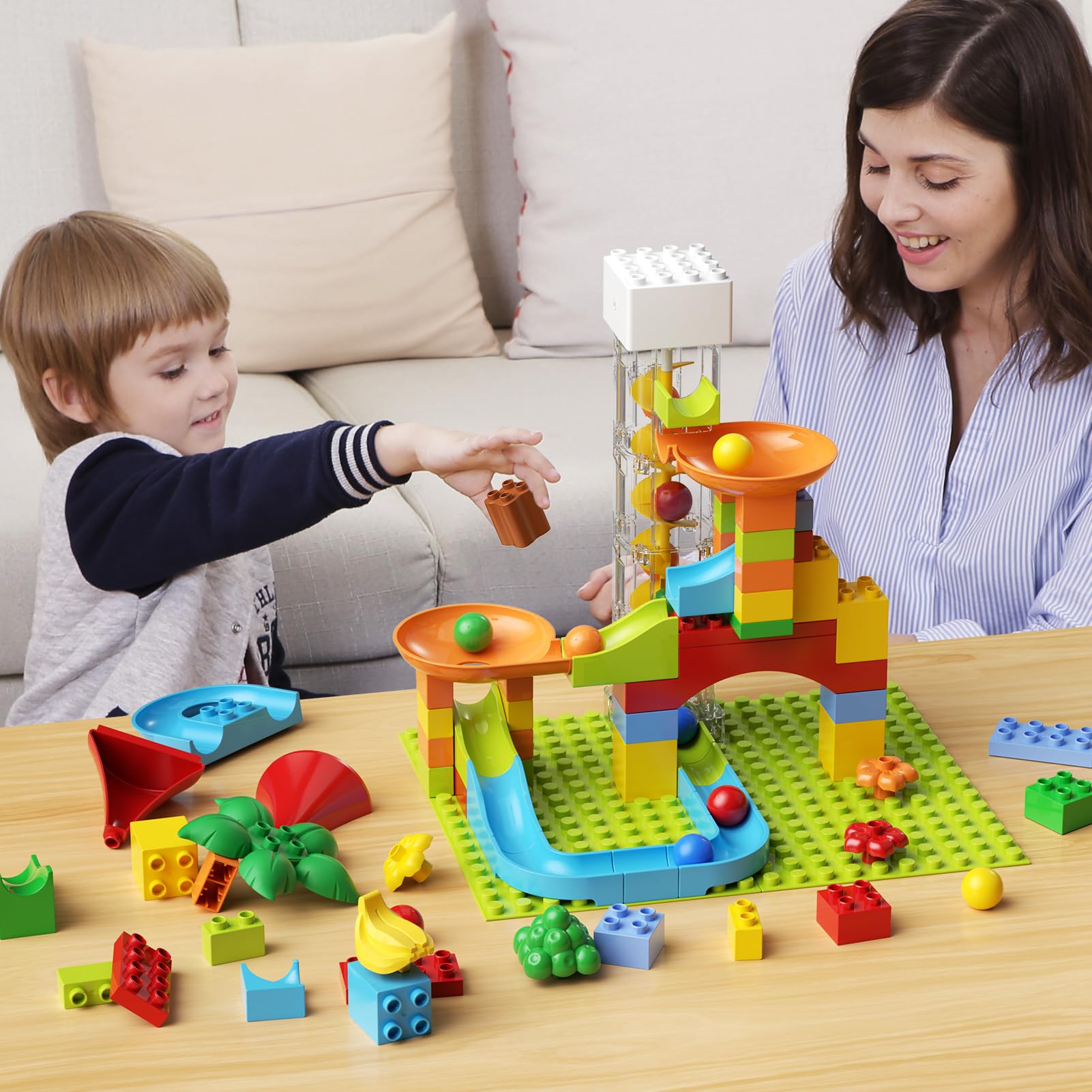 burgkidz Marble Run for Kids 4-8: engaging activity that blends play with learning