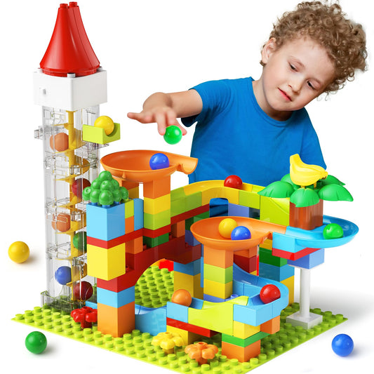 burgkidz Marble Run Motorized Elevator: endless lifts for repeated launches and focused play