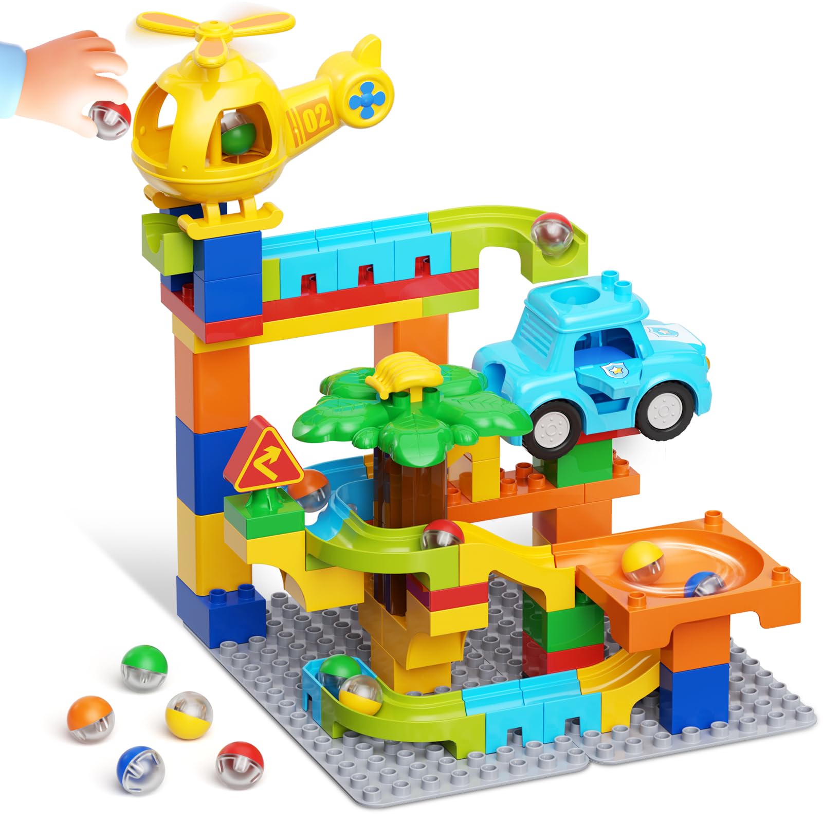 burgkidz Marble Runs setup sparks imaginative architecture in kids