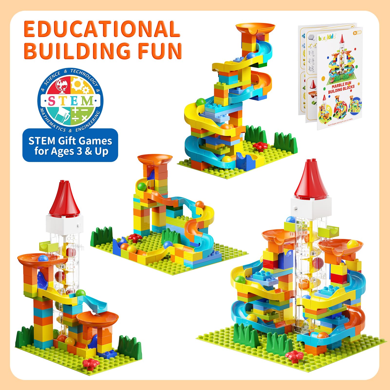 burgkidz safe ABS plastic with rounded edges for safe play
