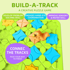 burgkidz squirrel car pine nut route highlights cause-and-effect learning