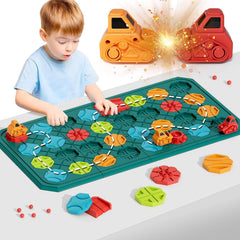 BurgKidz STEM Road Builder with 8 boards promotes logical planning and problem-solving.
