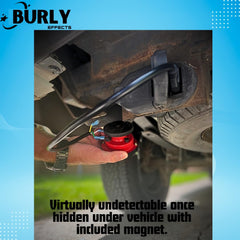 Waterproof design keeps the prank reliable in various outdoor conditions.