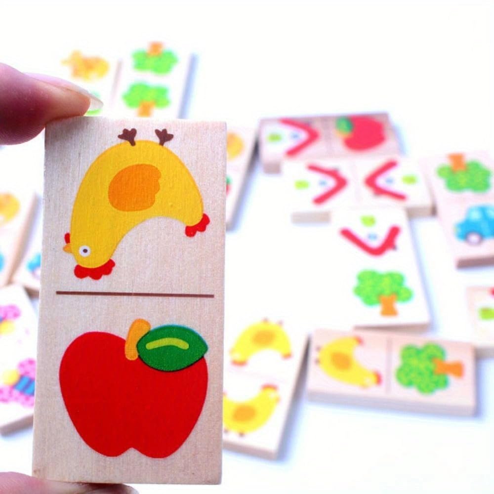 Busaurus domino turtle and bunny set providing portable, mess-free early logic exploration.