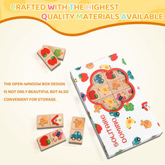 Busaurus domino fruit image with grapes offering color variety for concentration.