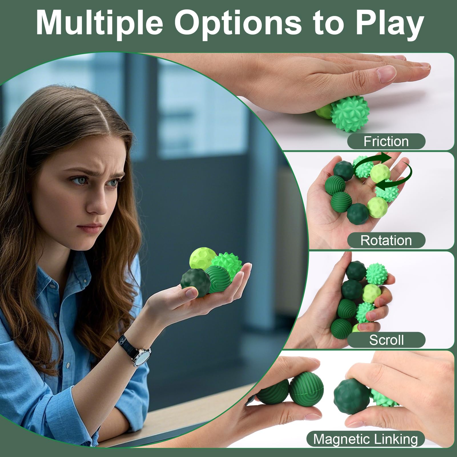 BUSOHA portable pocket-size design ideal for on-the-go stress relief.
