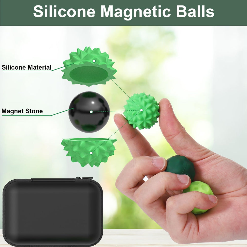 BUSOHA four-texture silicone surface offers varied tactile feedback during fidgeting.