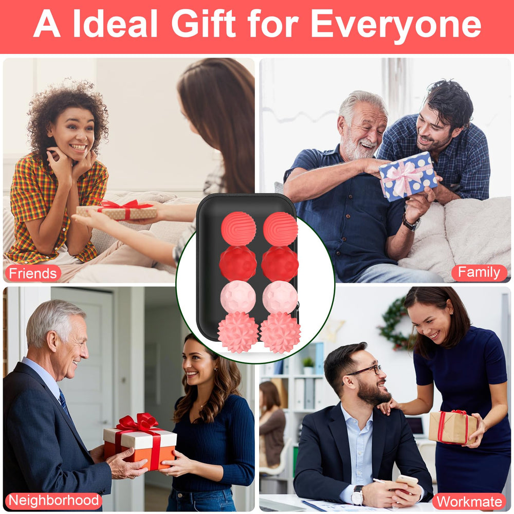 BUSOHA silicone fidget ball gift idea, thoughtful desk companion.