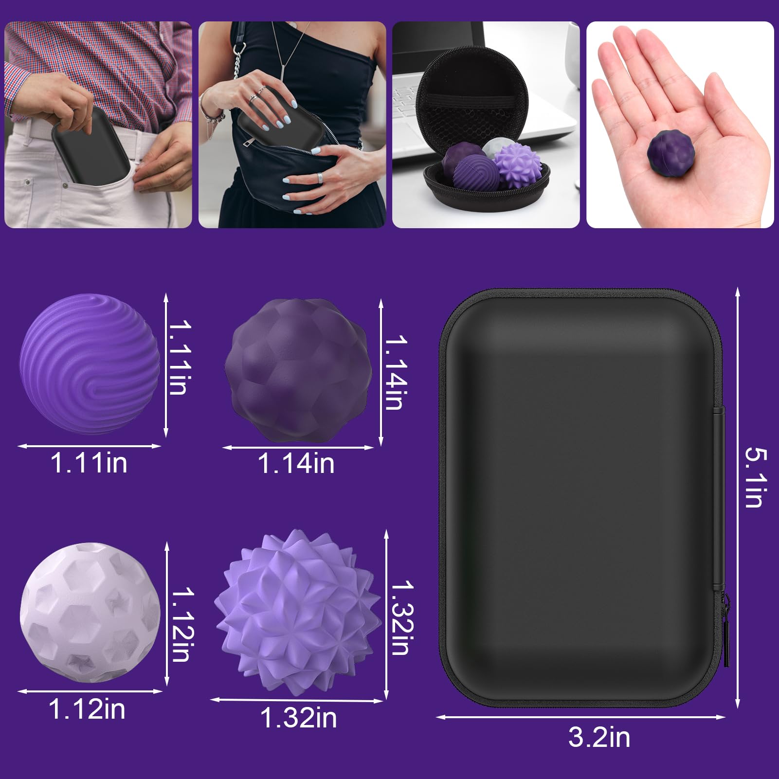 BUSOHA fidget ball magnets demonstrate linking play and discreet stress relief.