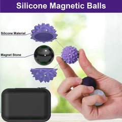 BUSOHA silicone fidget ball texture 3 shows varied surface for sensory feedback.