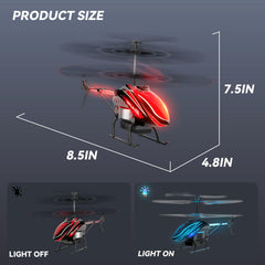 BUSSGO RC helicopter alloy structure adds rugged protection