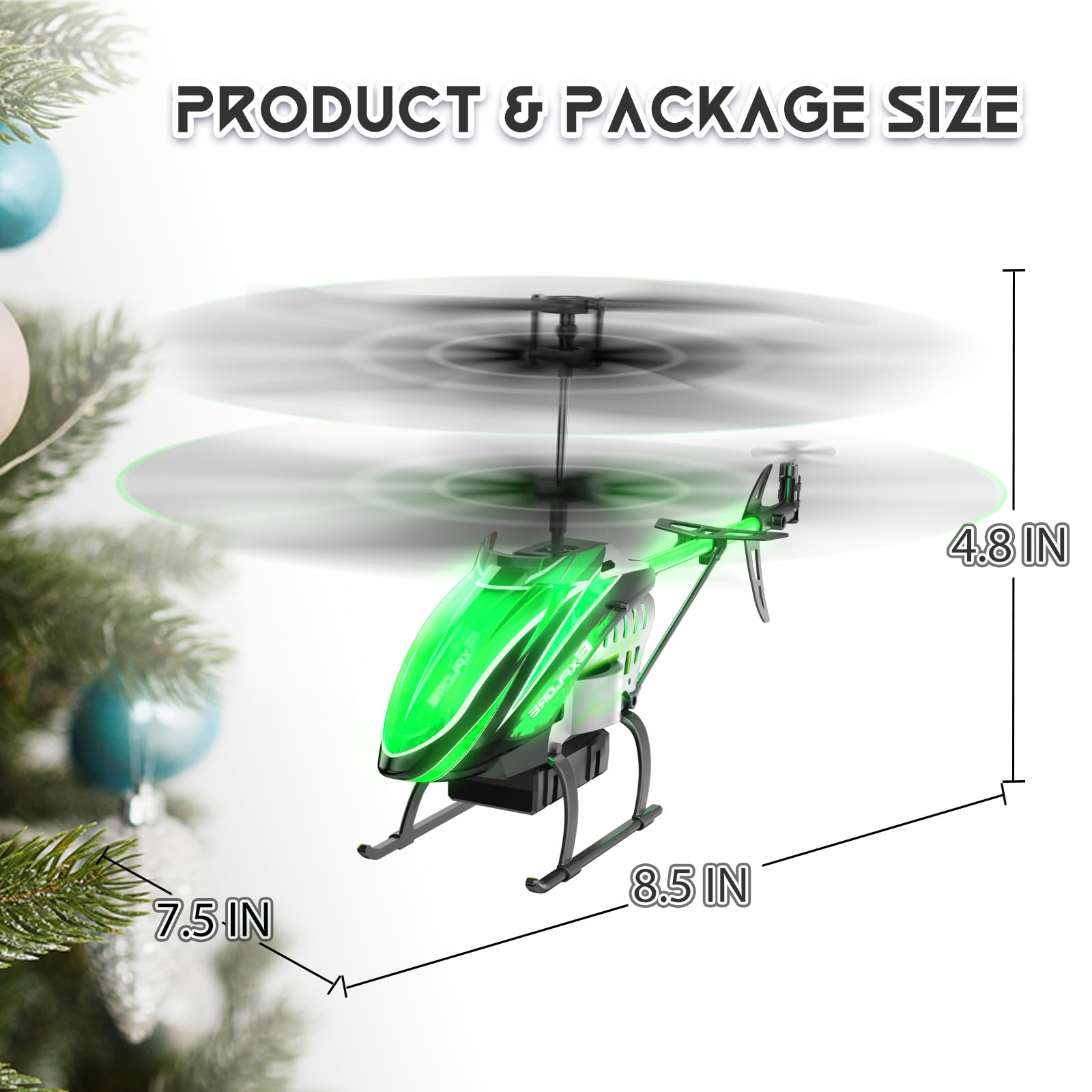 BUSSGO RC helicopter ideal for indoor learning and play