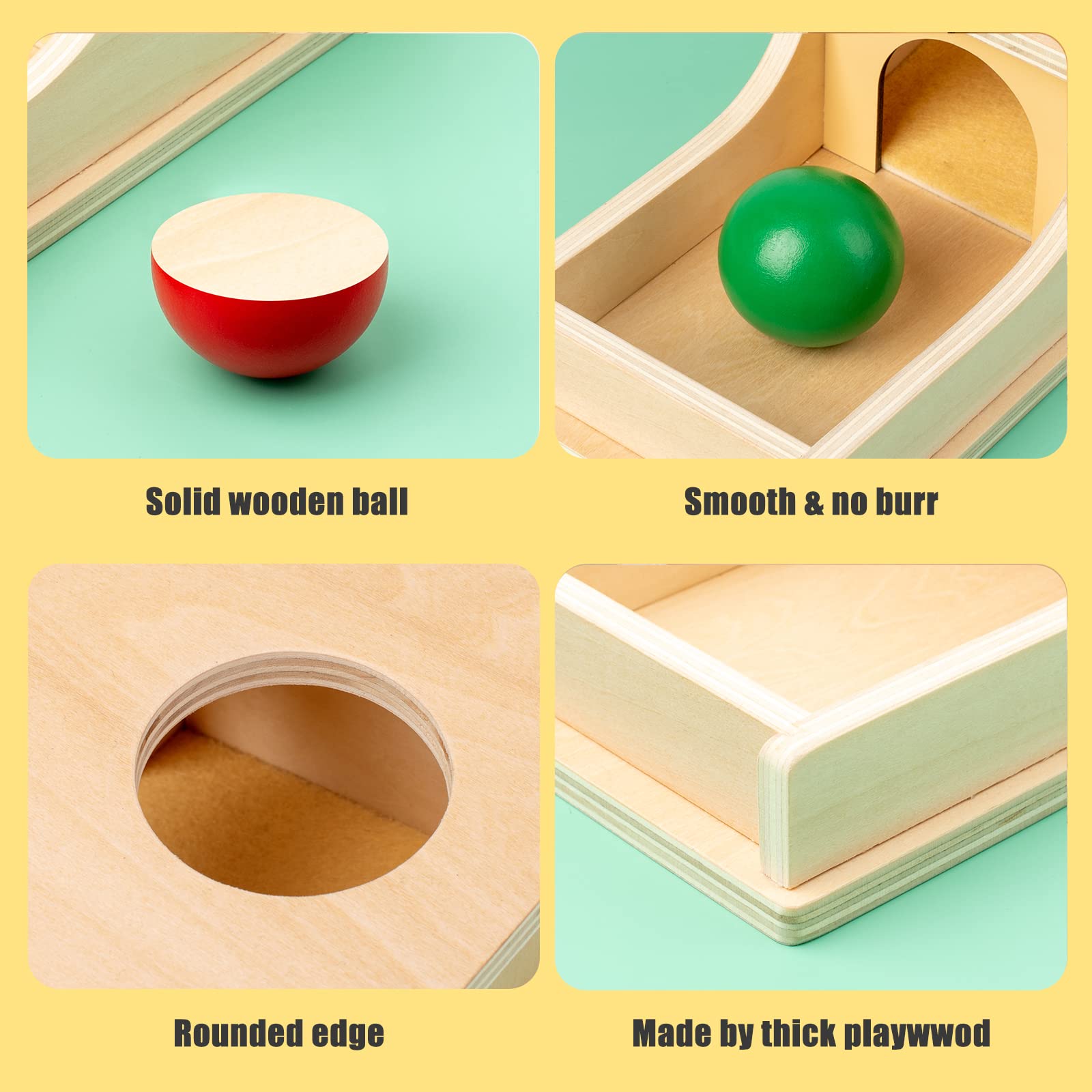 Busy edition wooden toy fosters fine motor skills through precise hand-eye coordination.