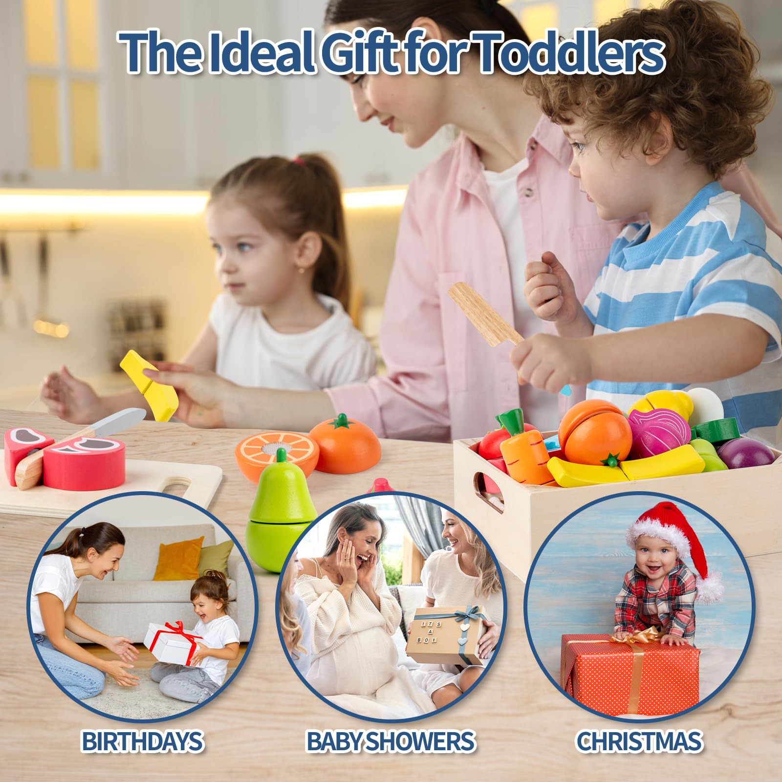 Busy Edition colorful pretend food pieces spark early counting and sorting