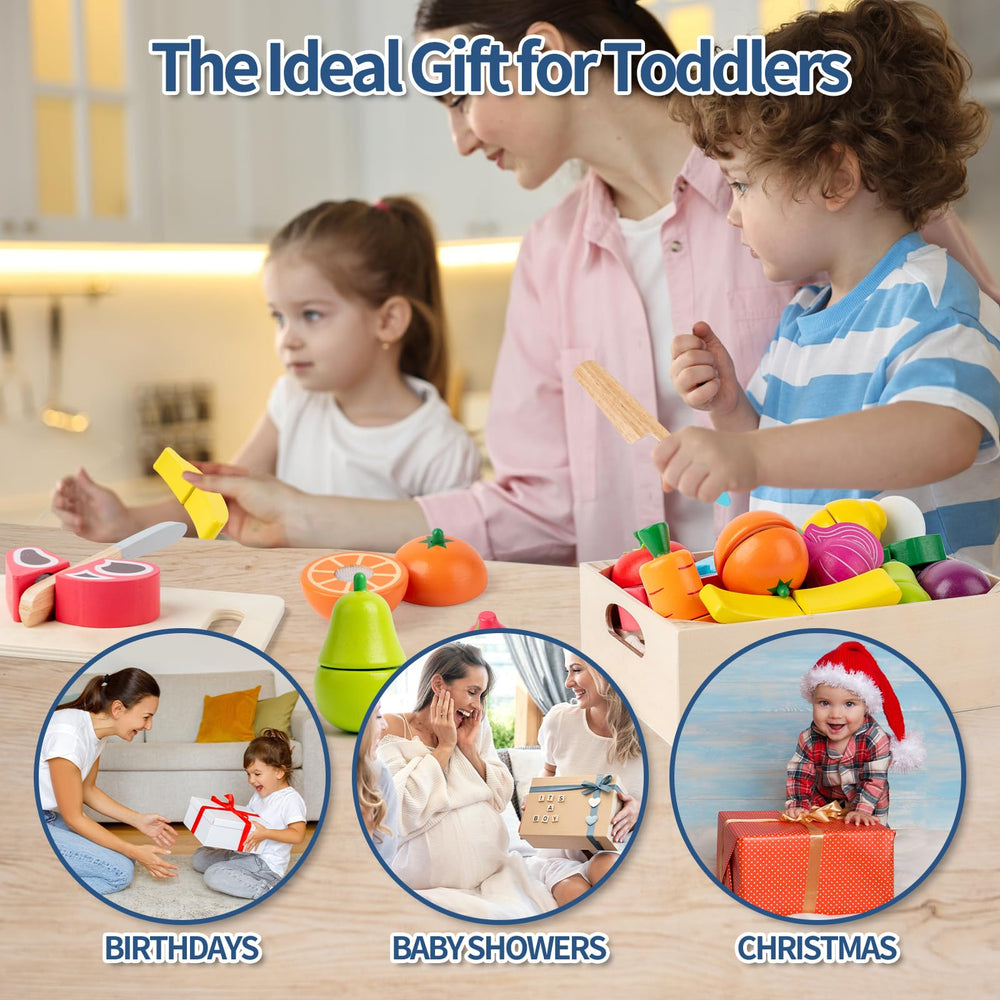 Busy Edition colorful pretend food pieces spark early counting and sorting