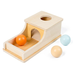 Busy edition wooden balls blue and orange for color recognition play