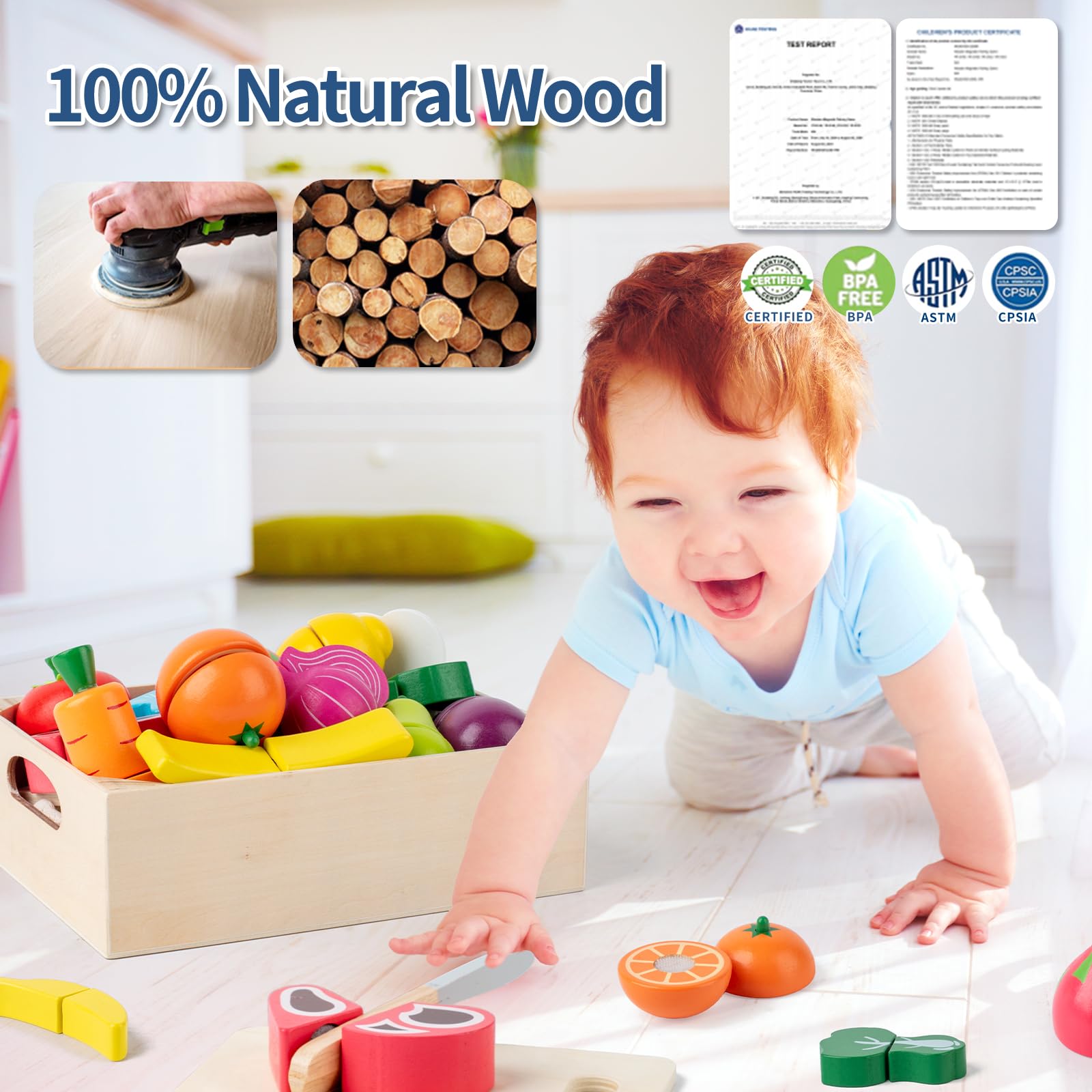 Busy Edition wooden peeler tool adds cooking realism during pretend meals