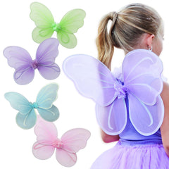 Butterfly Craze wings blue glitter for imaginative play and dress-up