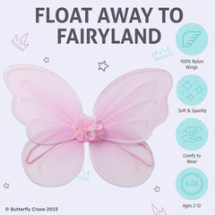 Butterfly Craze wings purple glitter elevate dress-up time and storytelling