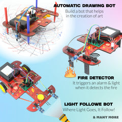 Butterfly EduFields 40in1 motors and wheels for moving robots
