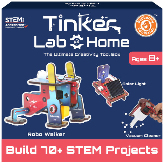 Butterfly EduFields 70plus jumbo STEM projects kit cover inviting hands-on engineering exploration.