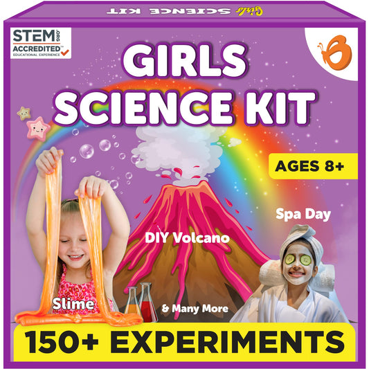 Butterfly EduFields girls science kit assembly showcasing hands on learning