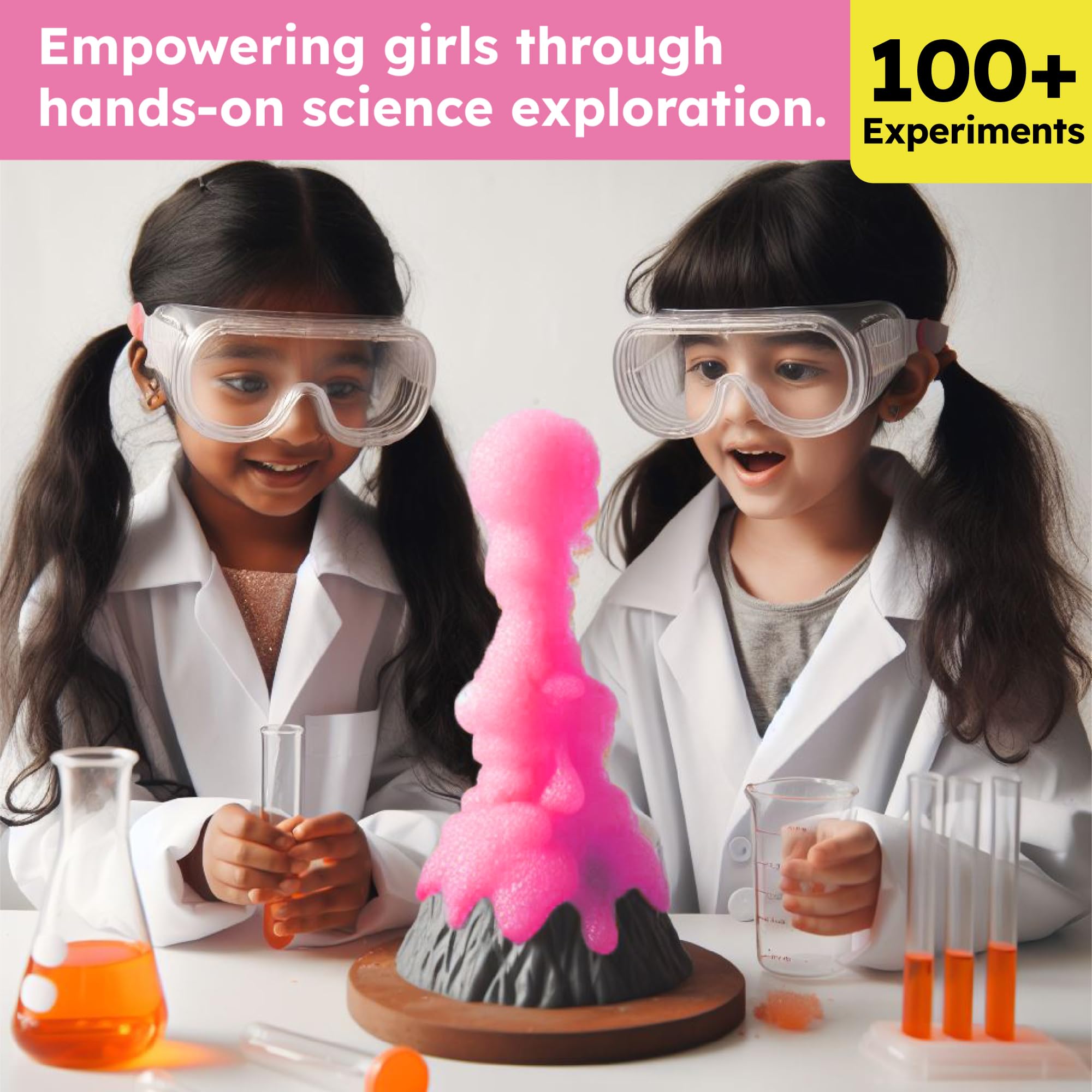 Butterfly EduFields safety gear supports safe, engaging experiments at home.