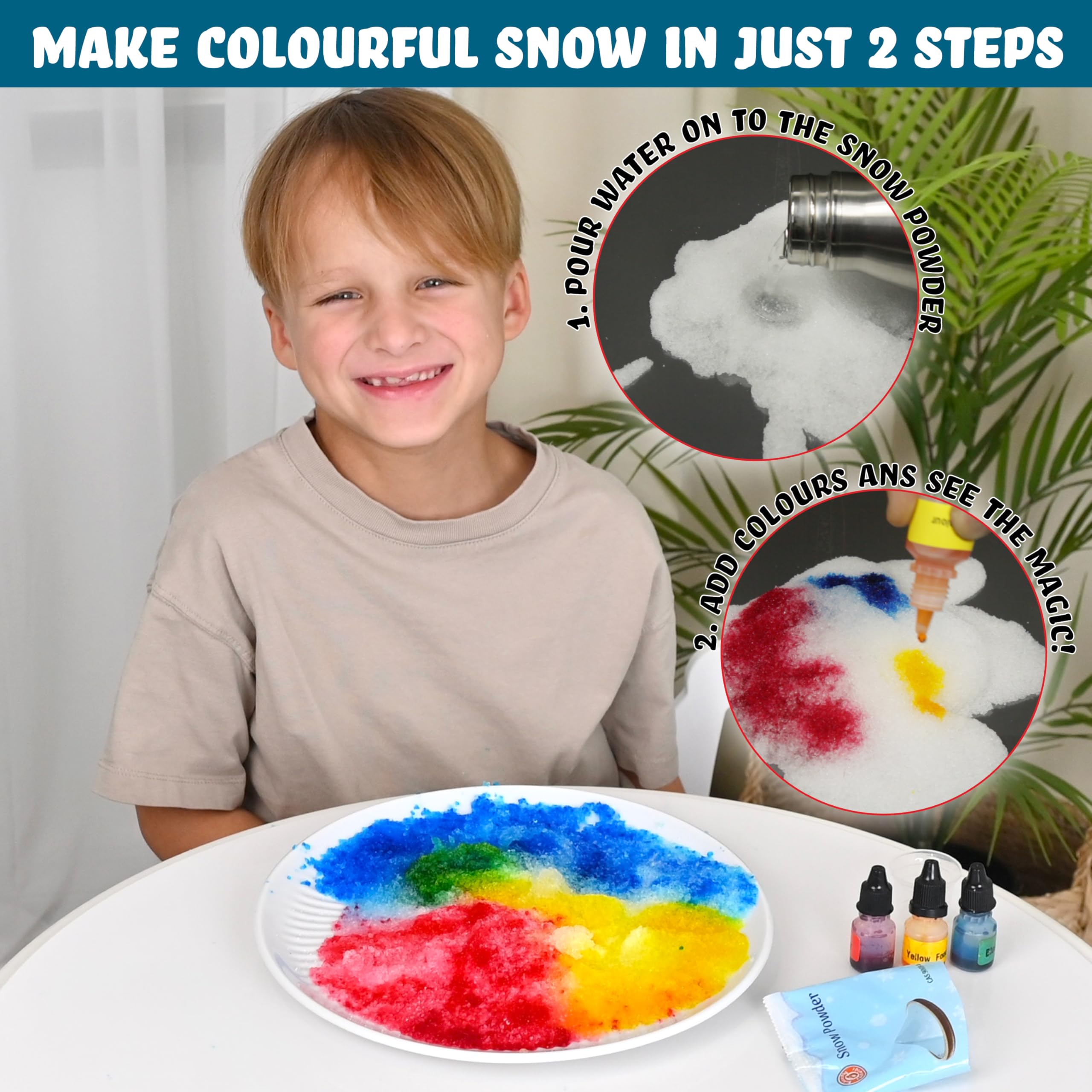 Butterfly EduFields Snow Magic fluffy snow texture for crafts and storytelling.