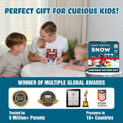 Butterfly EduFields Snow Magic reusable pack contents for eco-friendly fun.